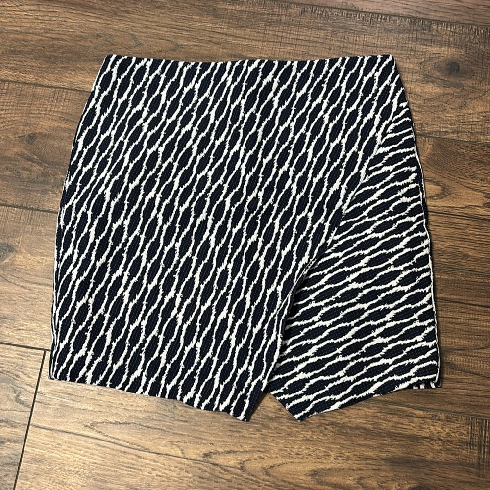 Faux wrap skirt